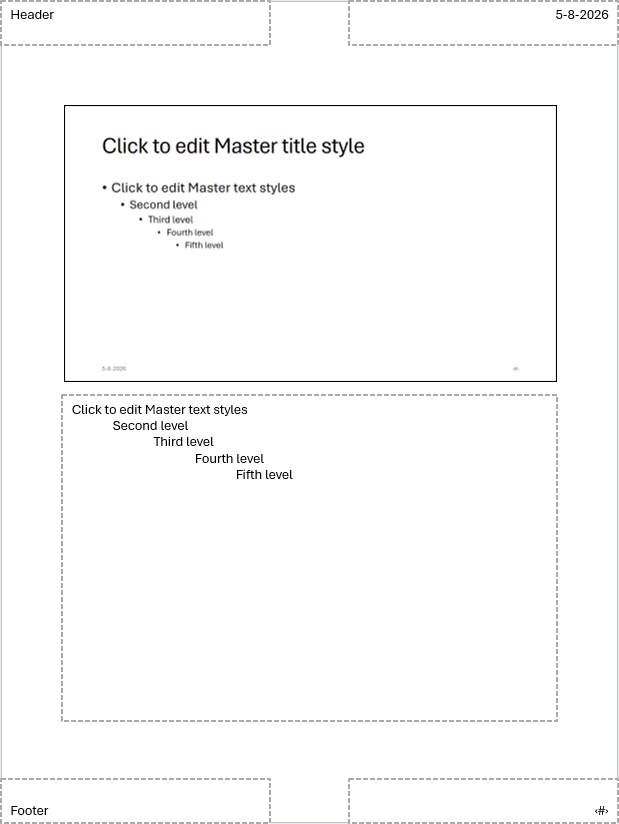 PowerPoint Notes Master